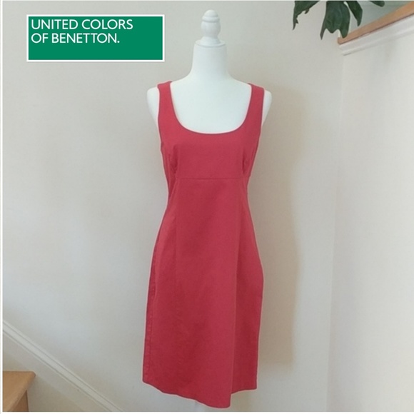 United Colors Of Benetton Dresses & Skirts - United Colors of Benneton Red Midi Dress